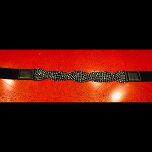 BCBGMaxAzria Accessories - BCBG MAXAZRIA Rhinestones Elastic Stretch Belt BCBGMaxAzria Accessories - BCBG MAXAZRIA Rhinestones Elastic Stretch Belt